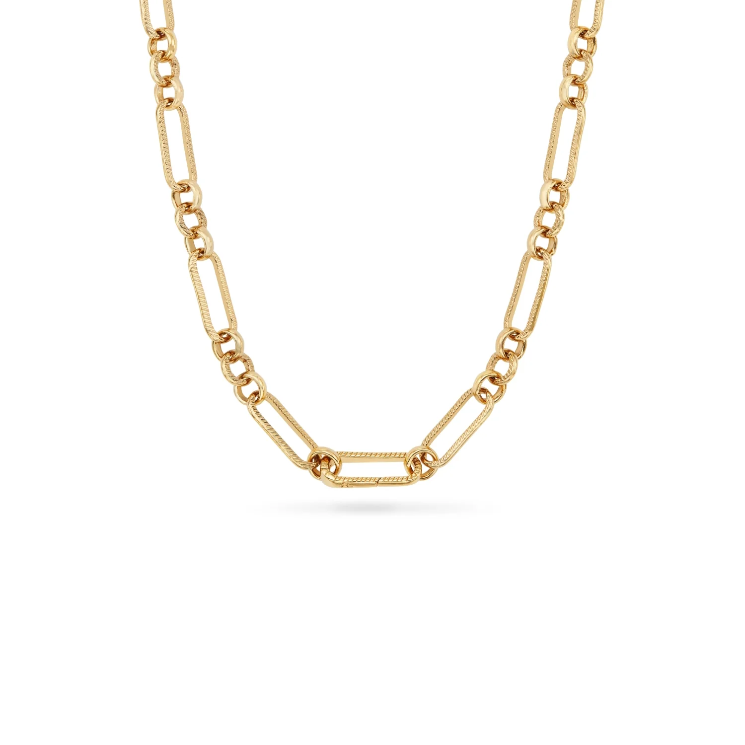 Figaro Chain Necklace (Gold) - Image 2