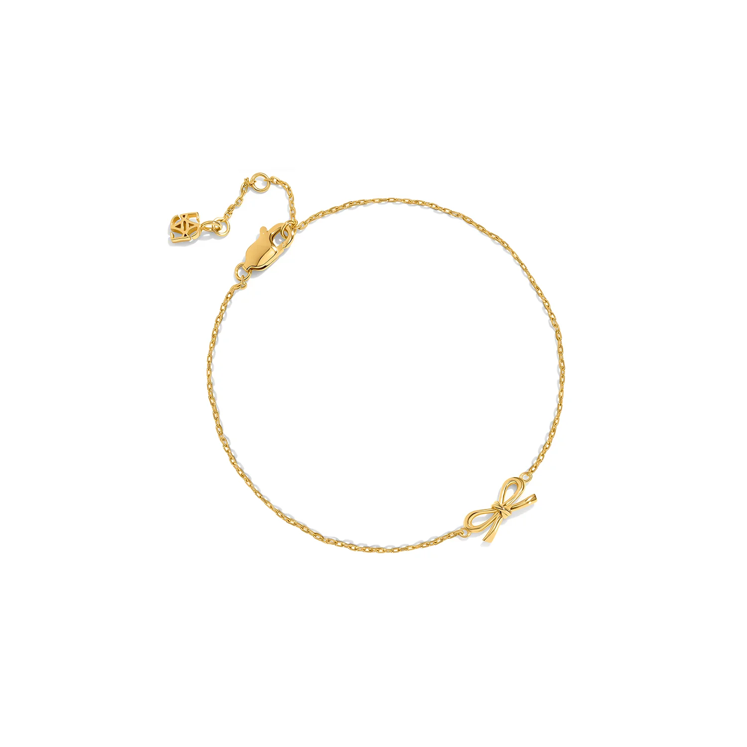 Fine Bow Bracelet (Gold) - Image 3