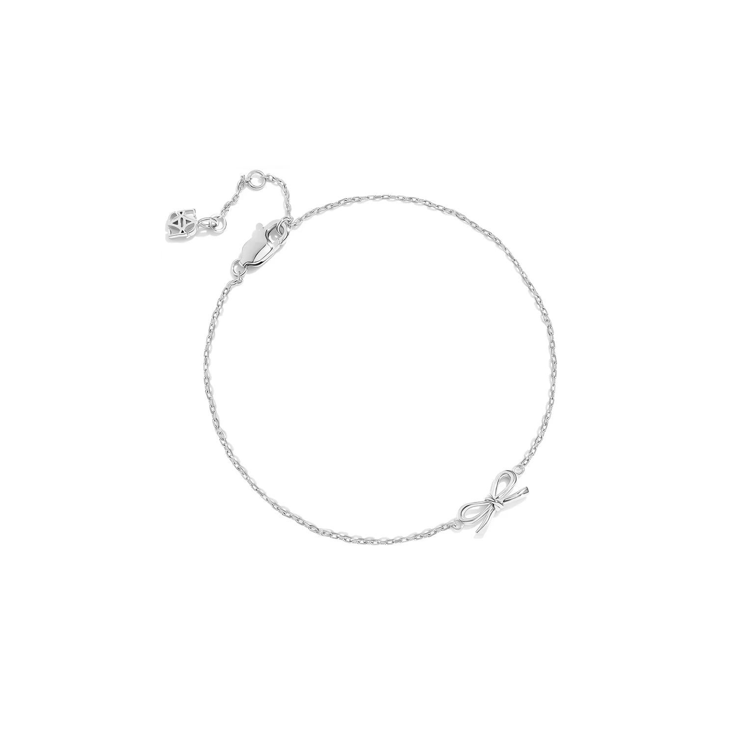 Fine Bow Bracelet (Silver) - Image 3