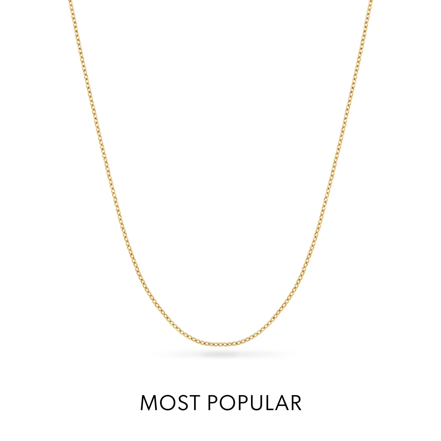 Layering Fine Chain Necklace (Gold) - Image 3