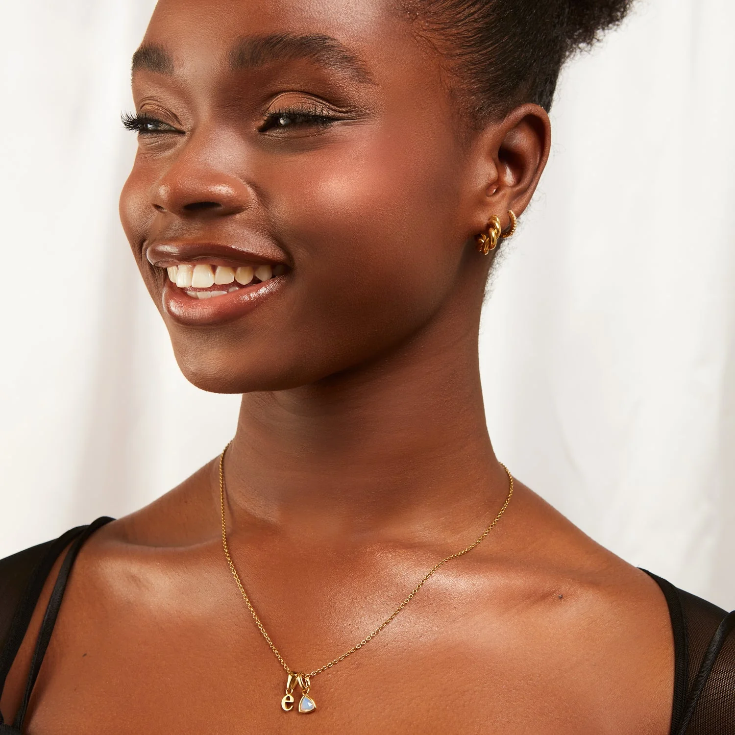 Fine Chain Necklace (Gold) - Image 4