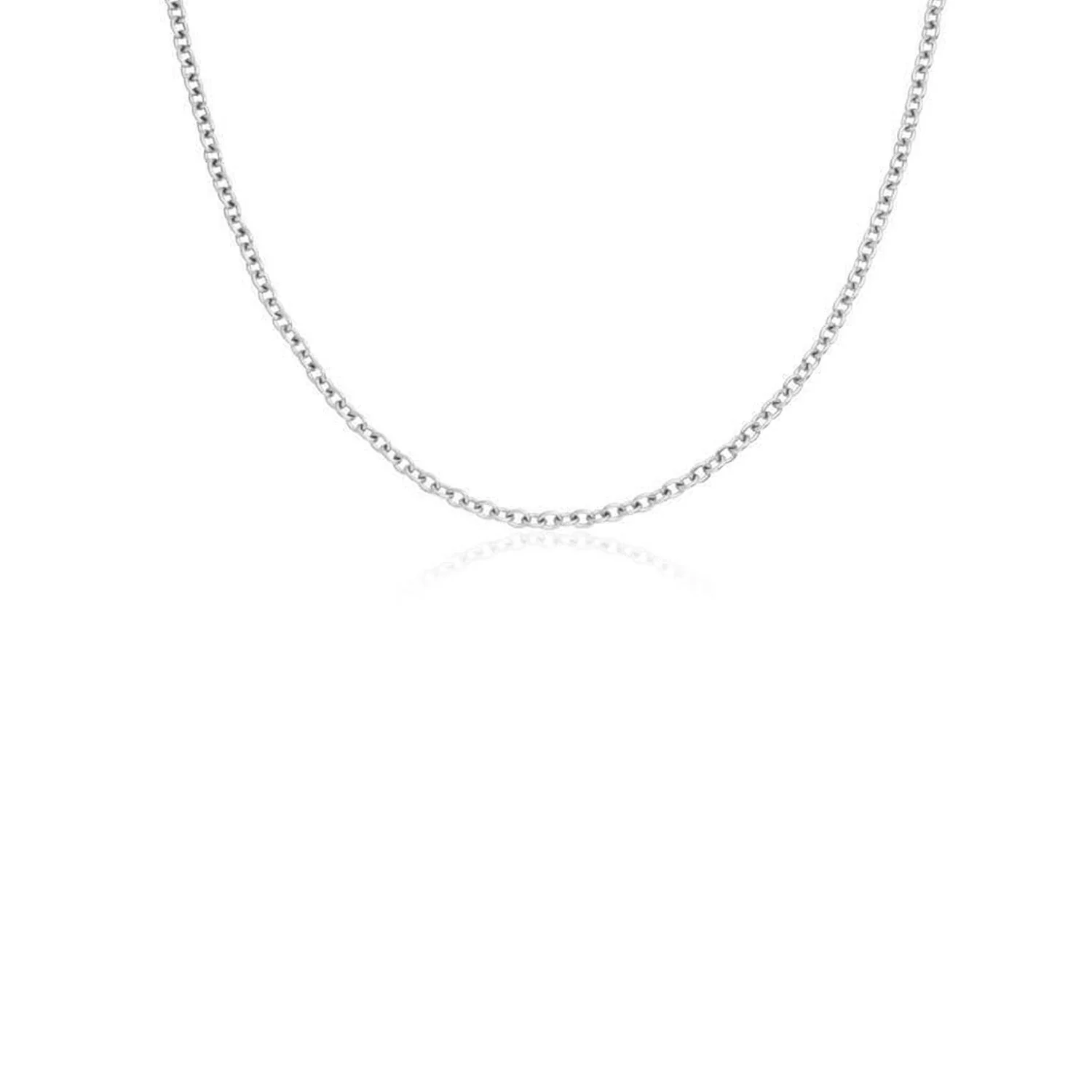Fine Chain Necklace (Silver) - Image 2