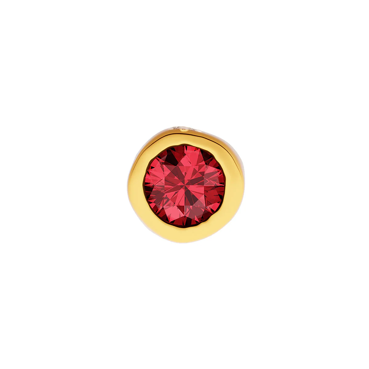Fine Molten Birthstone Necklace (Gold) - Image 7
