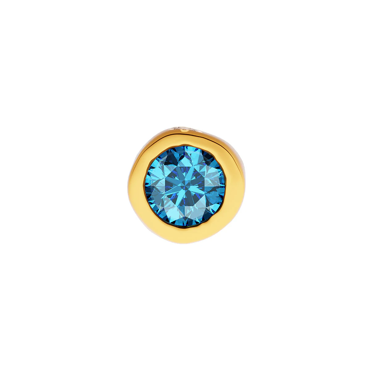 Fine Molten Birthstone Necklace (Gold) - Image 10