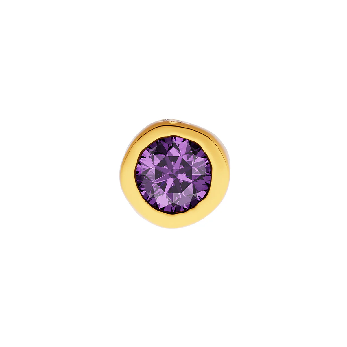 Fine Molten Birthstone Necklace (Gold) - Image 11