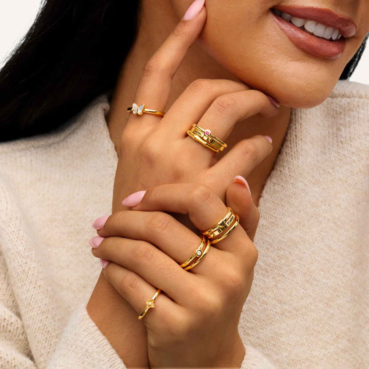 Fine Molten Ring (Gold) - Image 4
