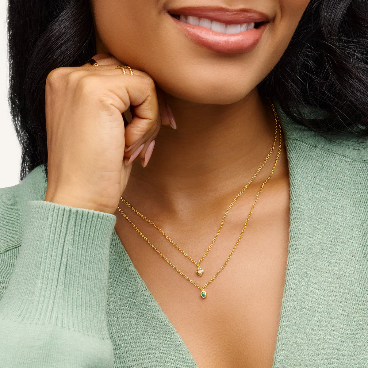 Fine Single Charm Necklace (Gold) - Image 4