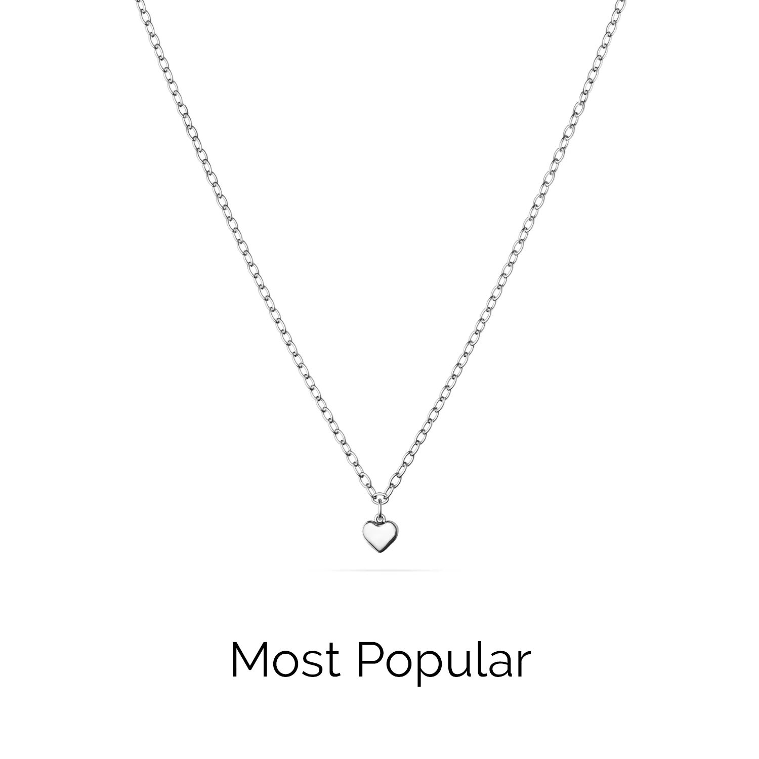 Fine Single Charm Necklace (Silver) - Image 11