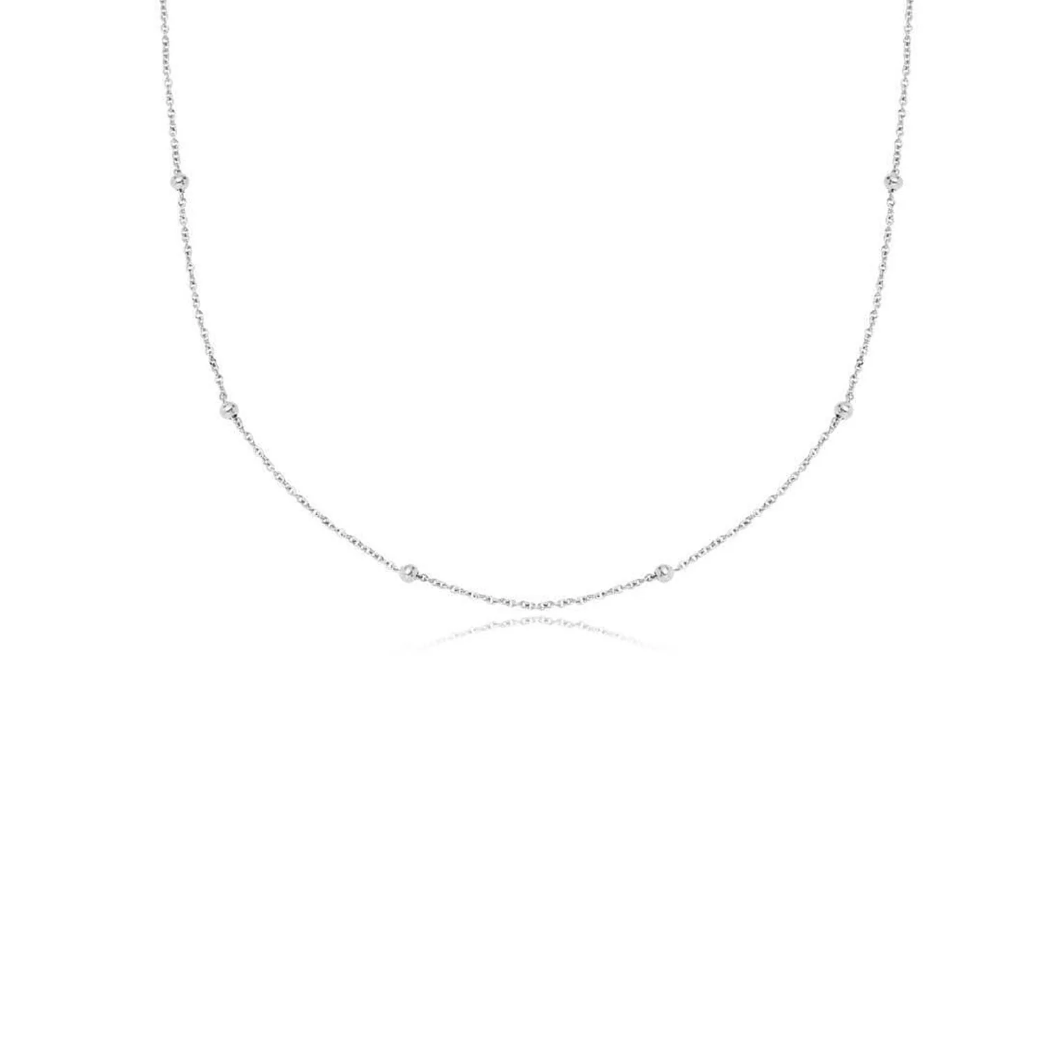 Fingerprint Moon & Star Tag Necklace (Silver) - Image 13