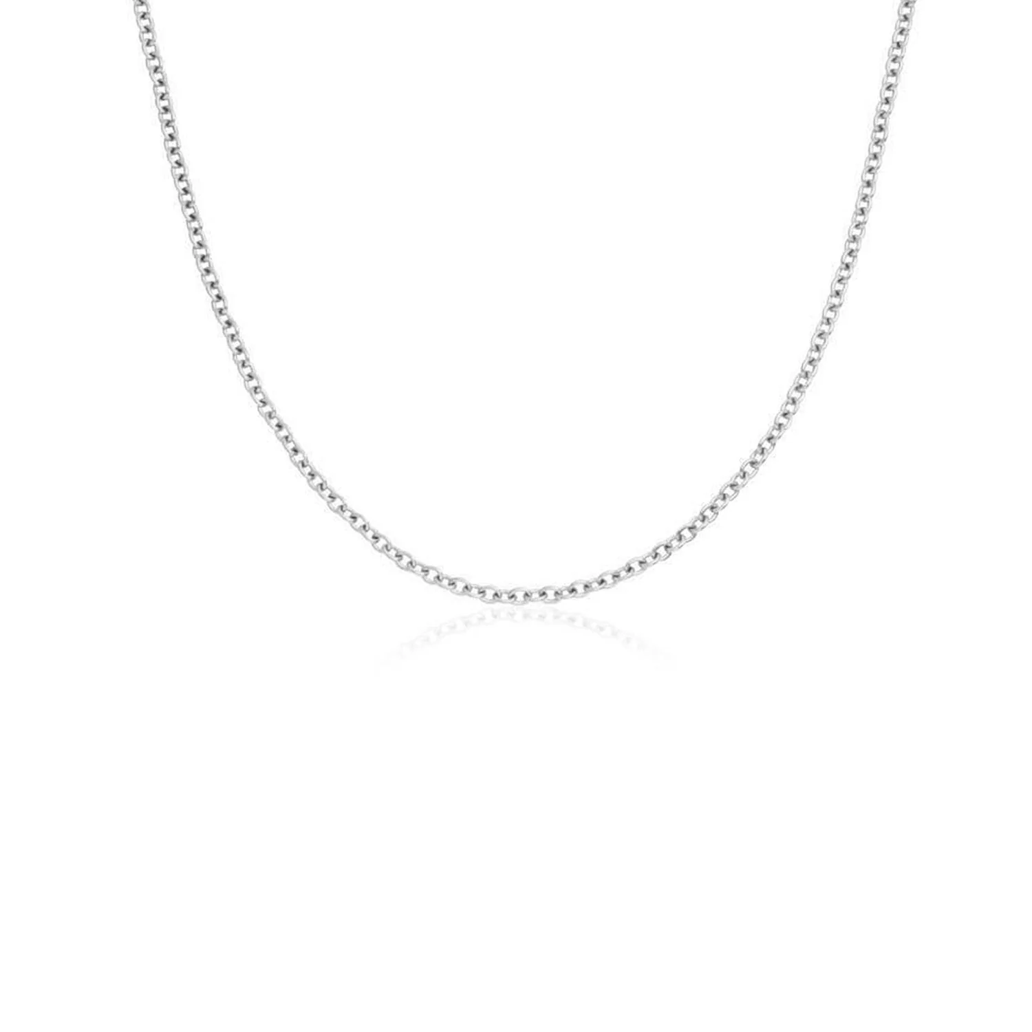 Fingerprint Moon & Star Tag Necklace (Silver) - Image 15