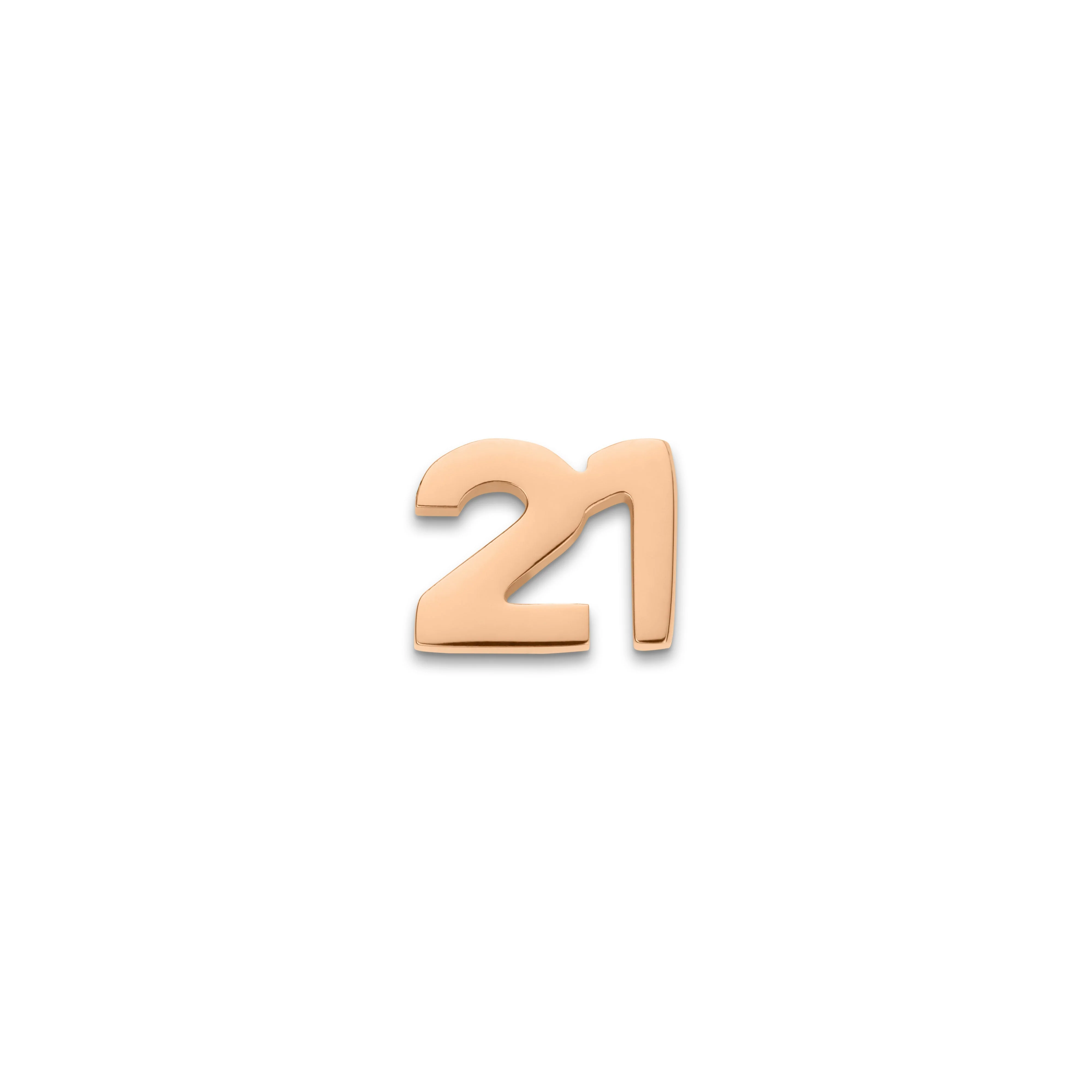 Made Mine Charms - Celebration Number Charms (Rose Gold) - Image 4