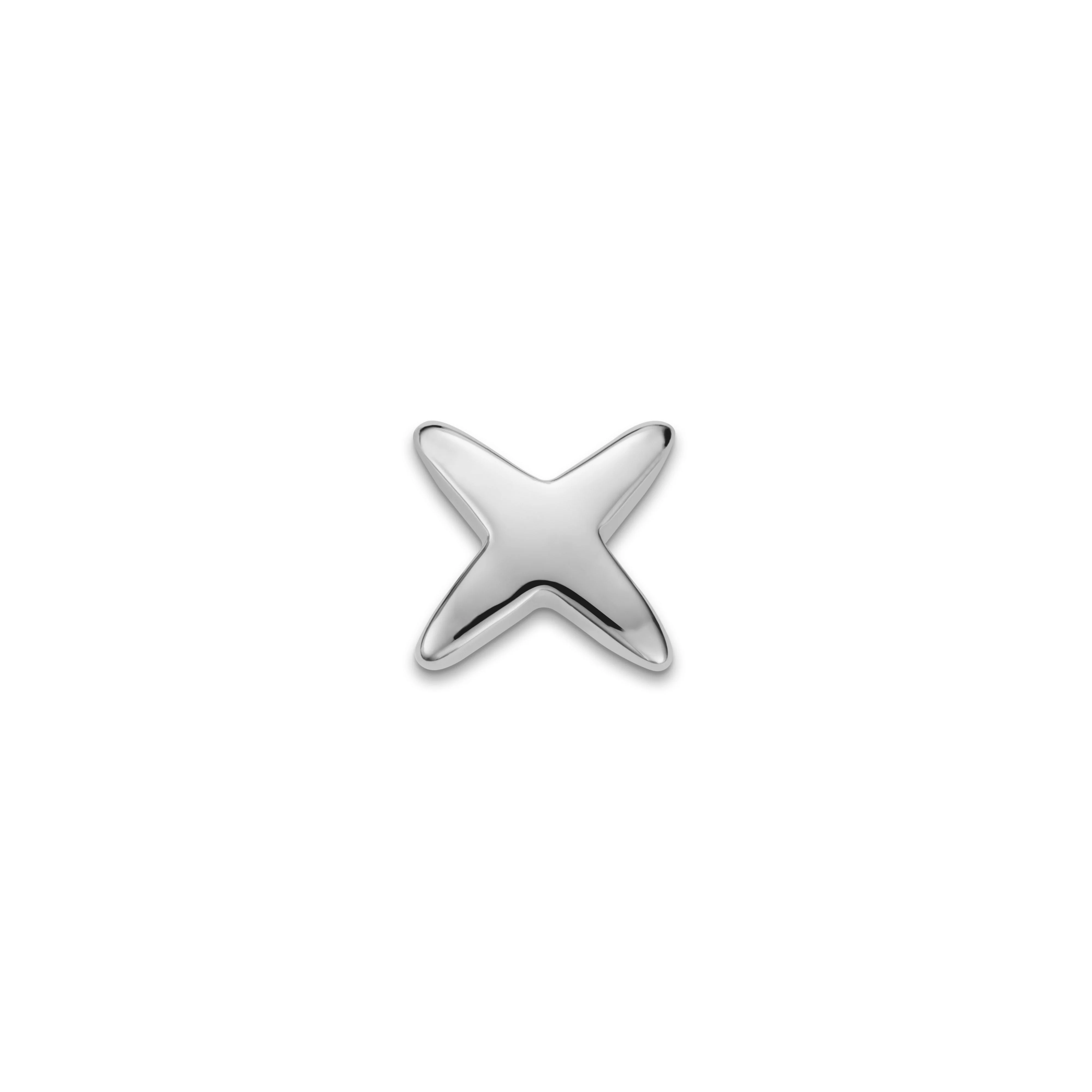 Made Mine Charms - Kiss Charm (Silver)
