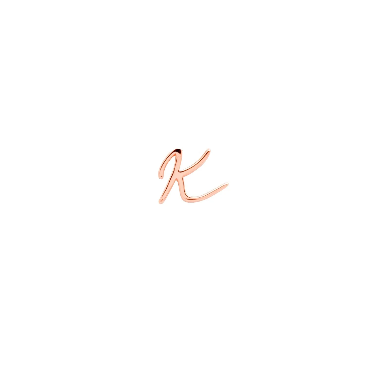 Made Mine Charms - Script Initial Charms (Rose Gold) - Image 12