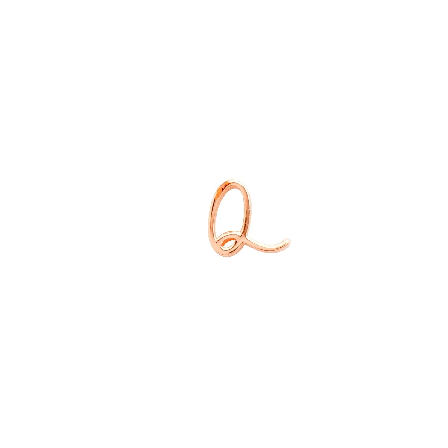 Made Mine Charms - Script Initial Charms (Rose Gold) - Image 18