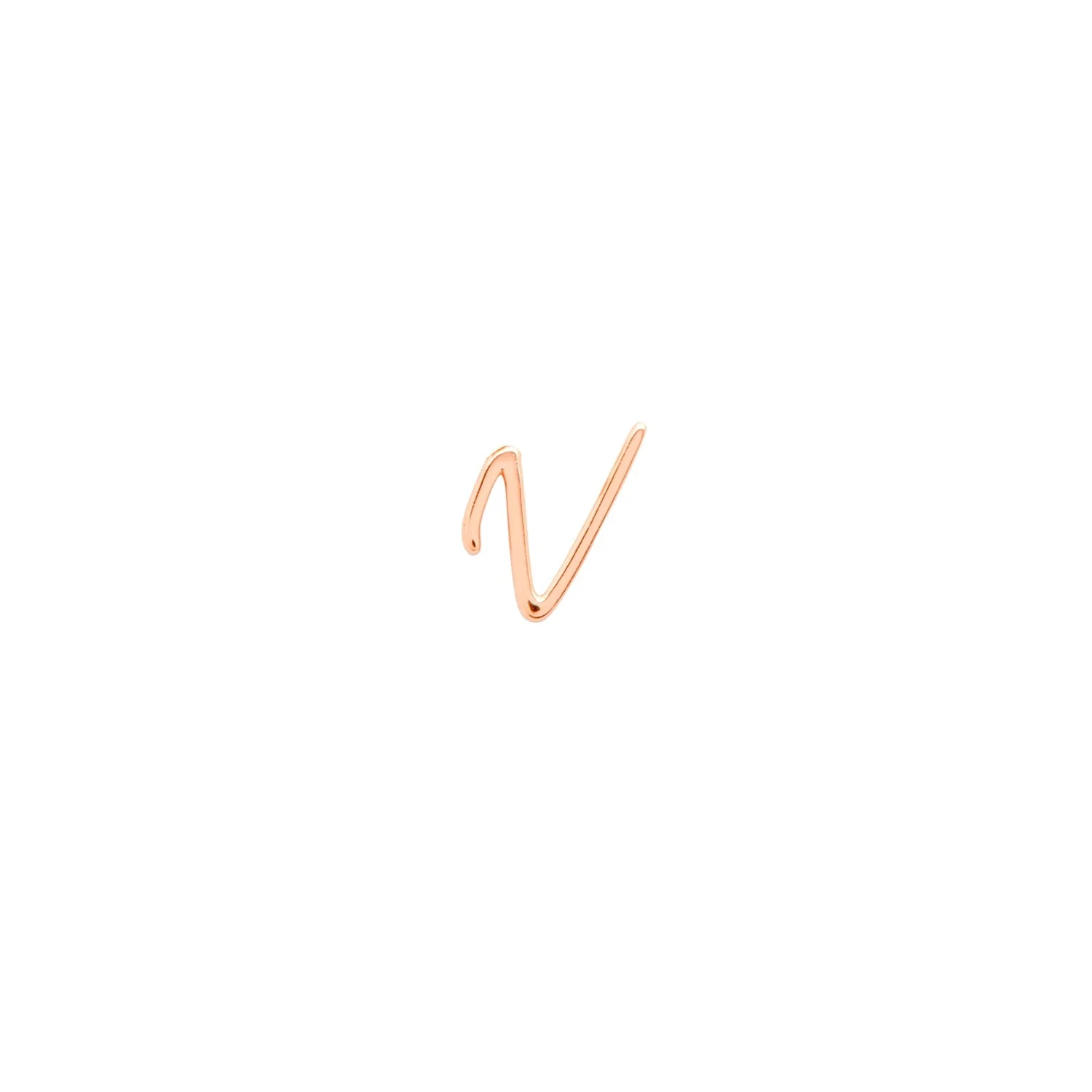 Made Mine Charms - Script Initial Charms (Rose Gold) - Image 23