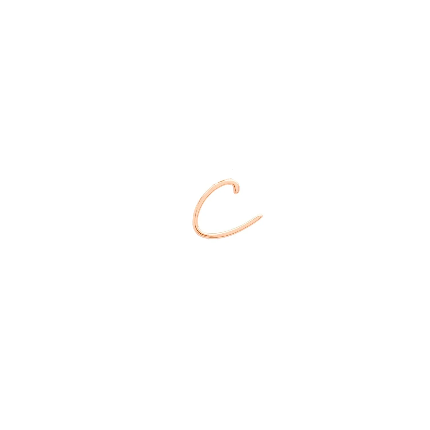 Made Mine Charms - Script Initial Charms (Rose Gold) - Image 4