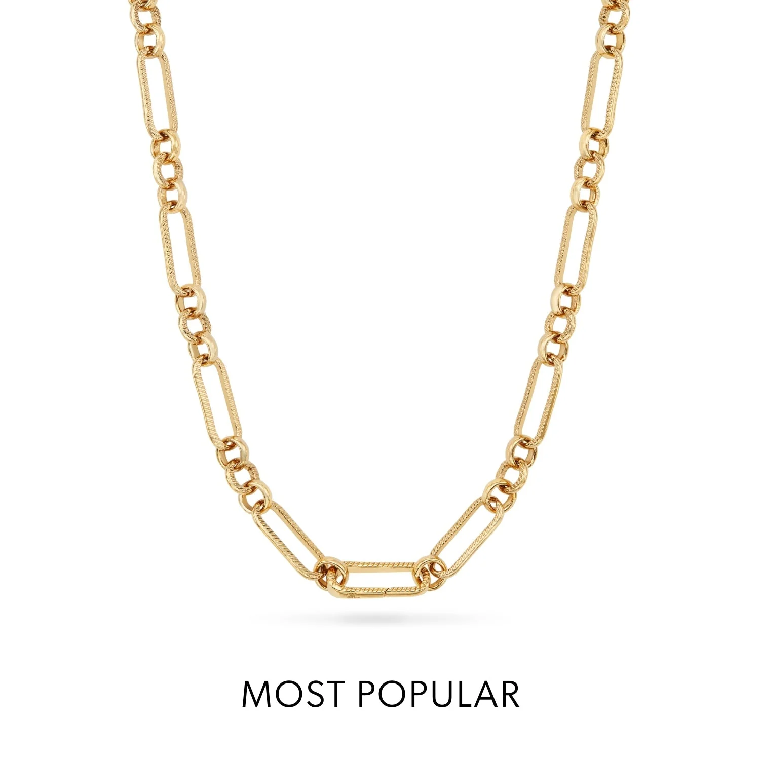 Floating Charm Heart Locket Necklace (Gold) - Image 29