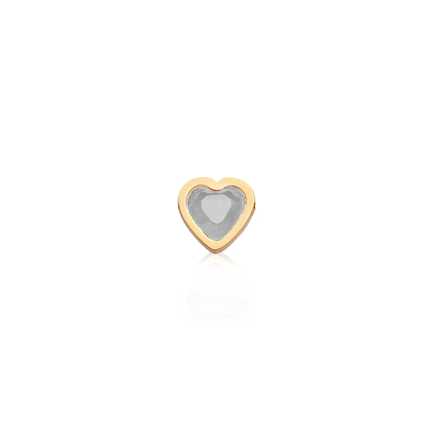 Made Mine Charms - Heart Birthstone Charms (Gold) - Image 8
