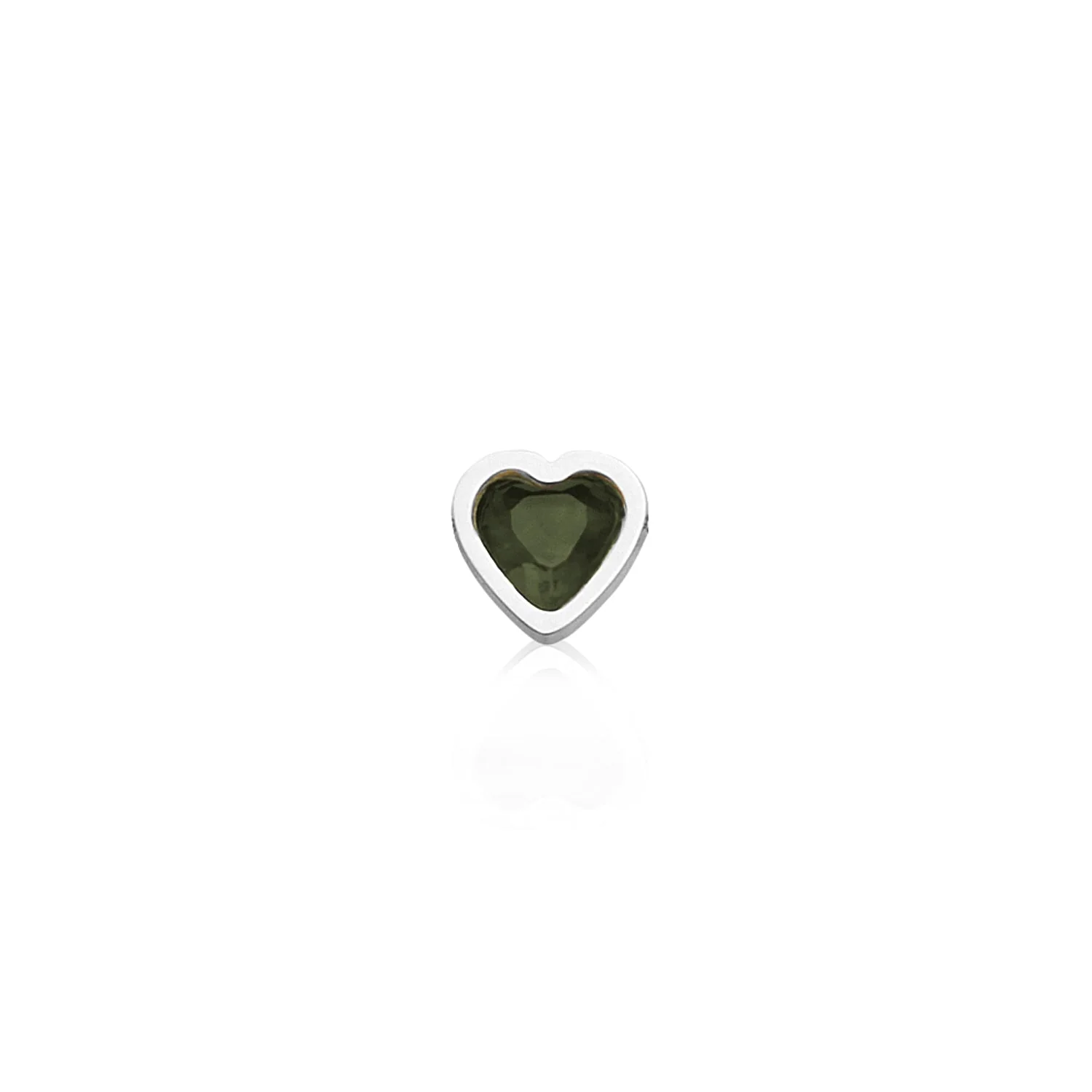 Made Mine Charms - Heart Birthstone Charms (Silver) - Image 6