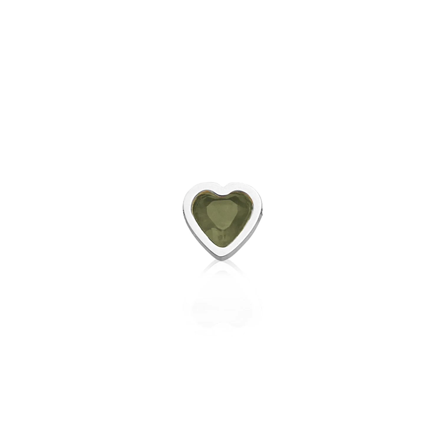 Made Mine Charms - Heart Birthstone Charms (Silver) - Image 9