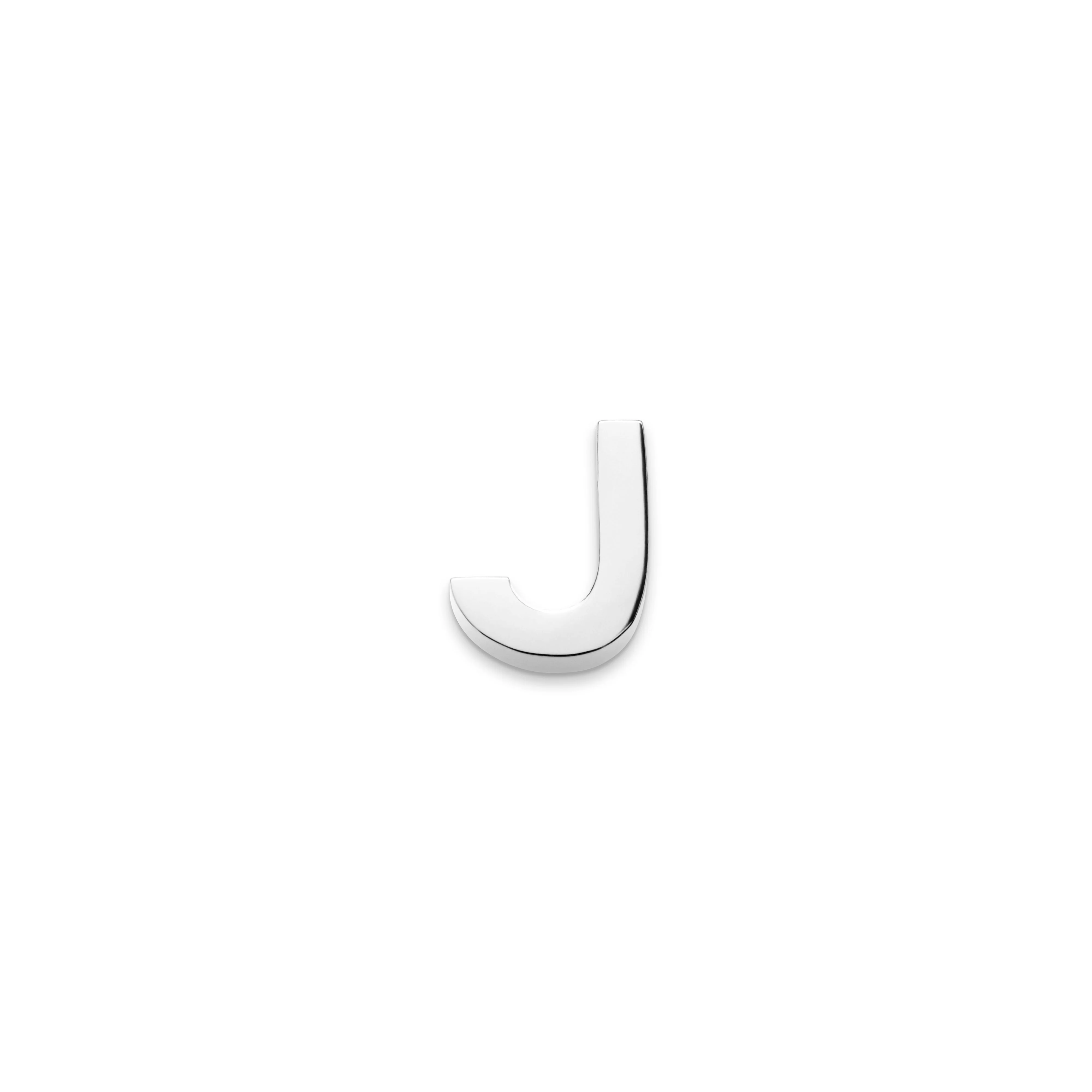 Made Mine Charms - Block Initial Charm (Silver) - Image 11