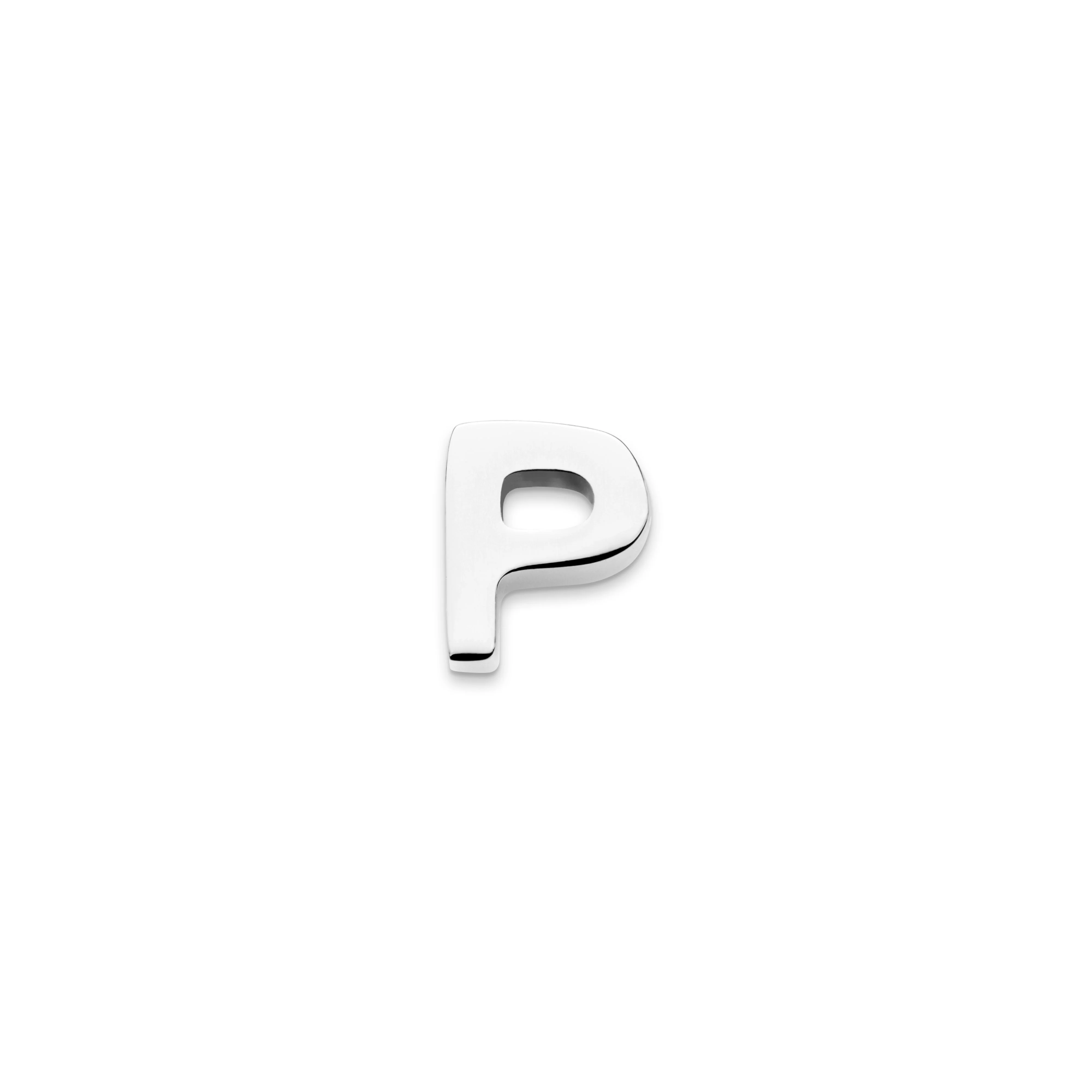 Made Mine Charms - Block Initial Charm (Silver) - Image 17