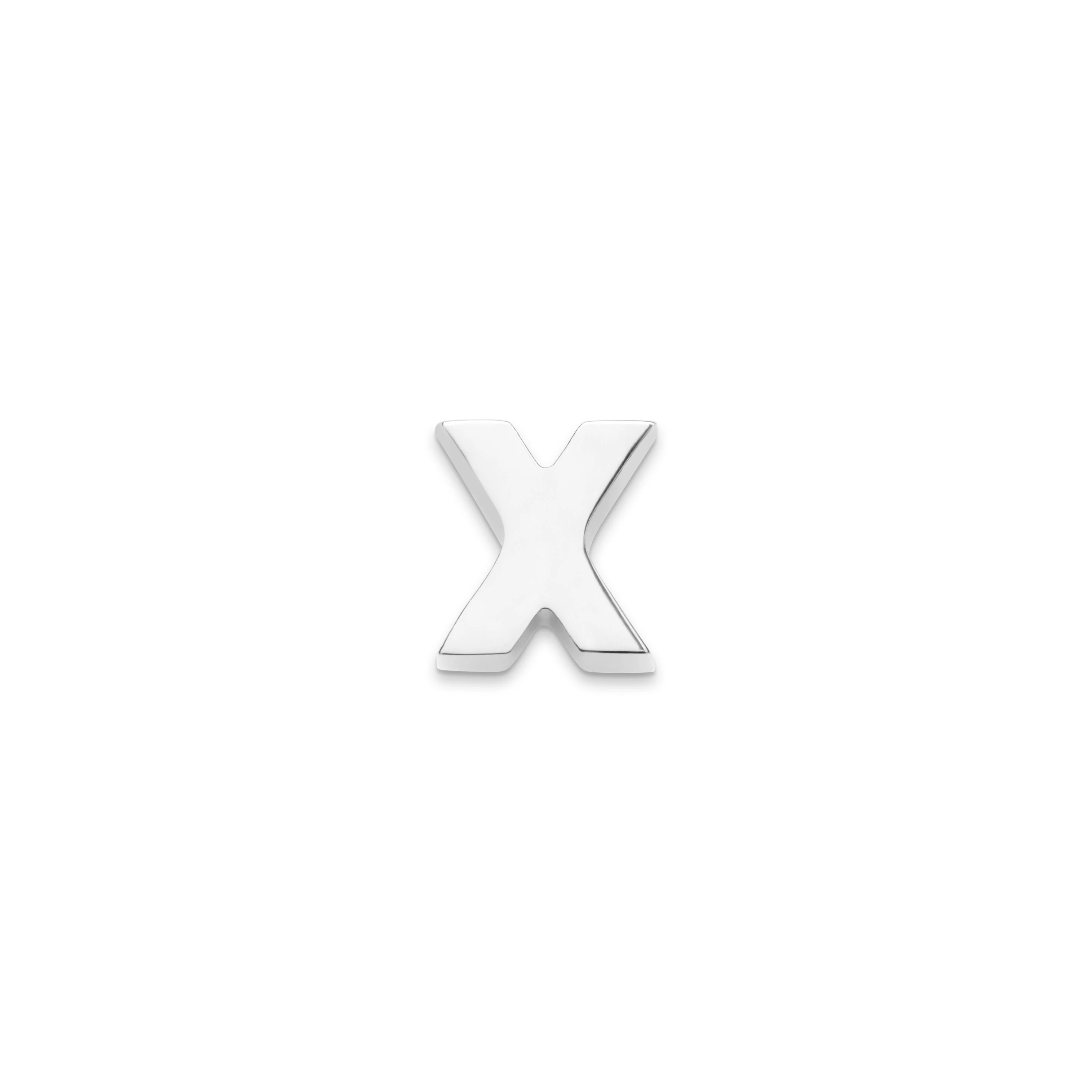 Made Mine Charms - Block Initial Charm (Silver) - Image 25