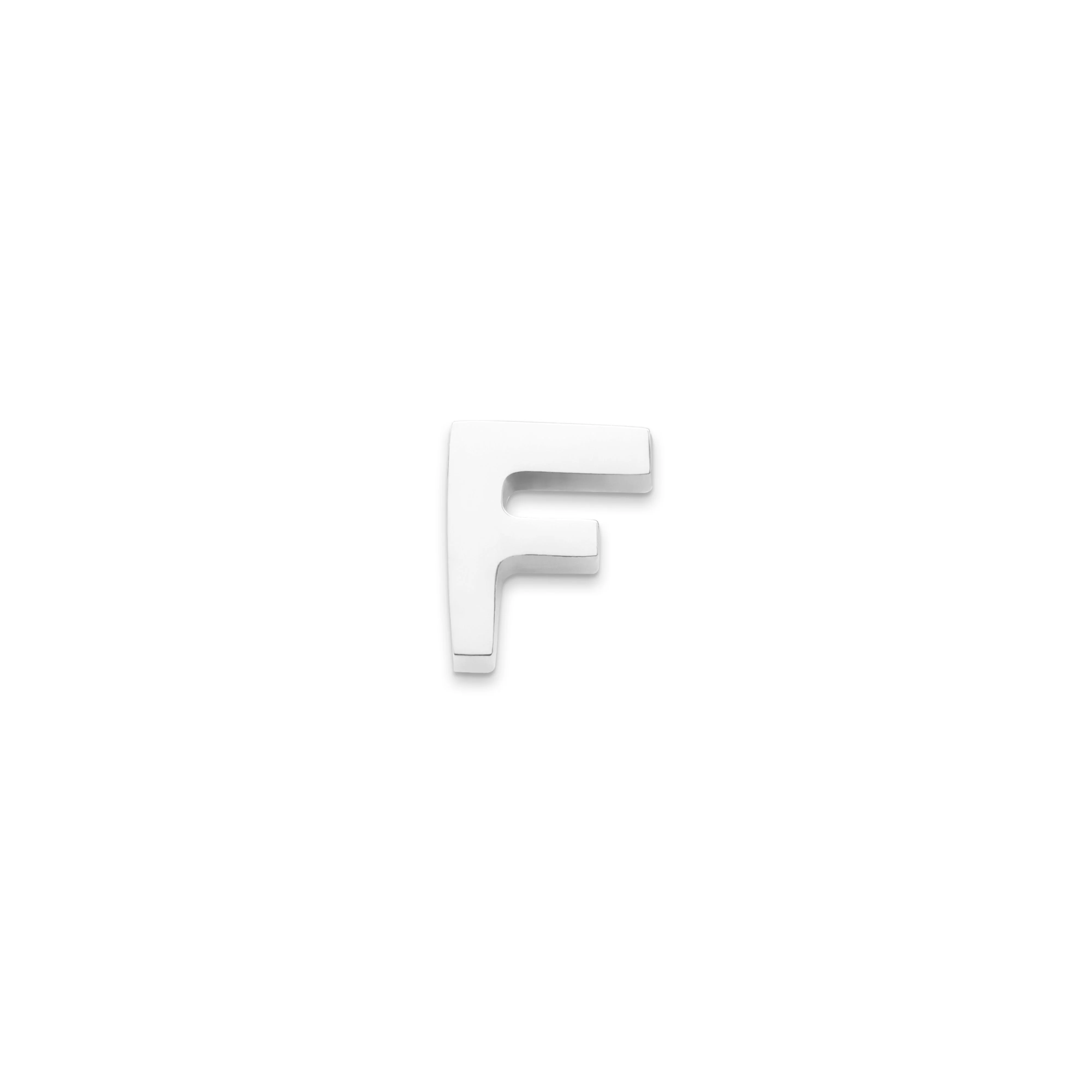 Made Mine Charms - Block Initial Charm (Silver) - Image 7