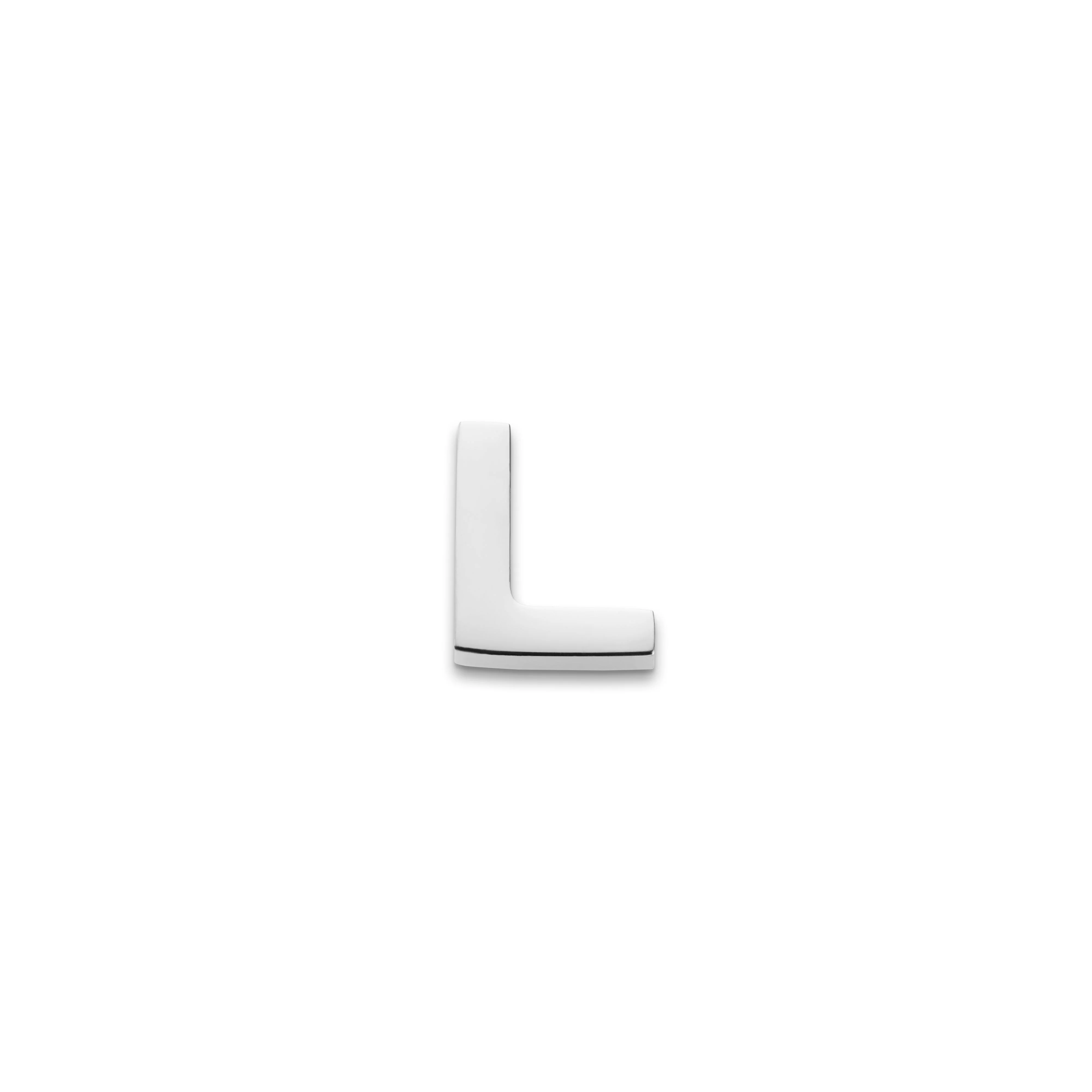 Made Mine Charms - Block Initial Charm (Silver) - Image 13