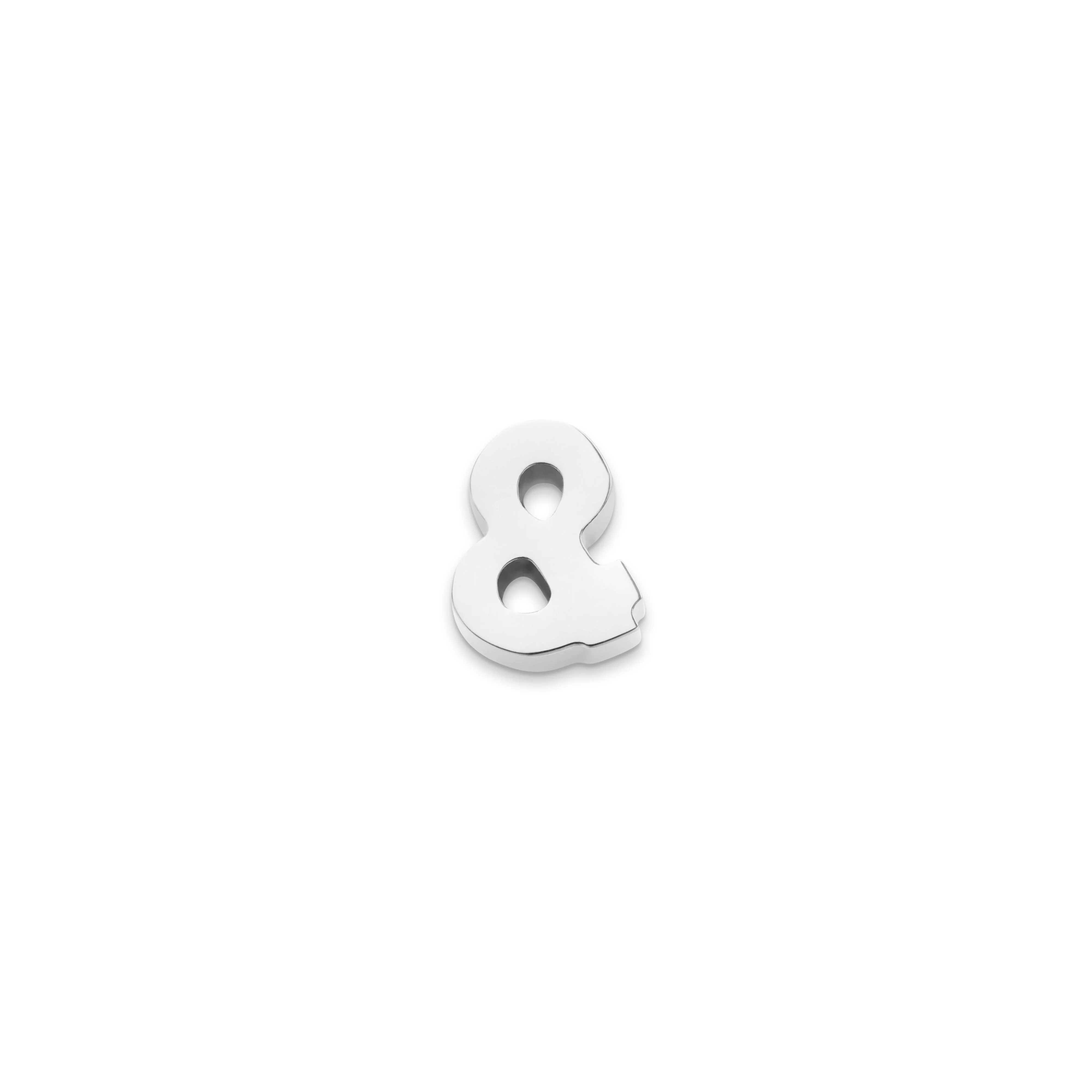 Made Mine Charms - Block Initial Charm (Silver) - Image 28