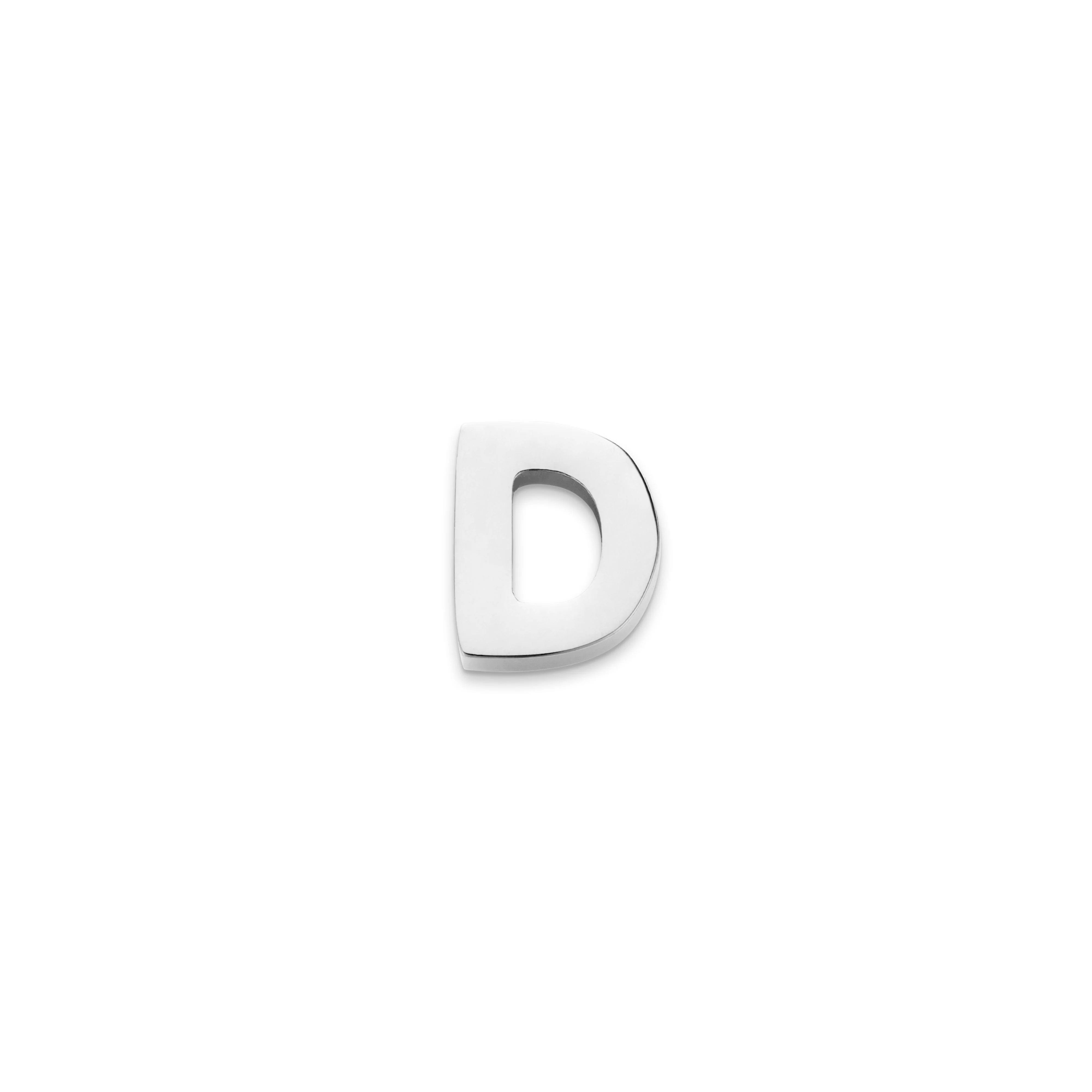 Made Mine Charms - Block Initial Charm (Silver) - Image 5