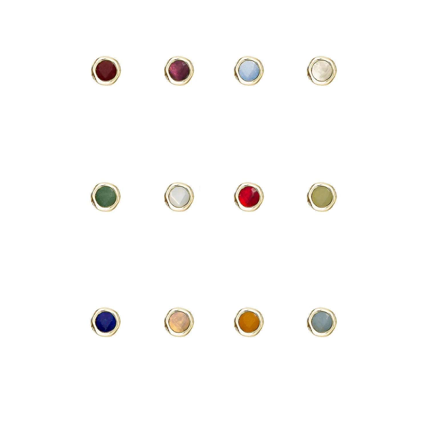 Made Mine Charms - Round Birthstone Charms (Gold) - Image 15