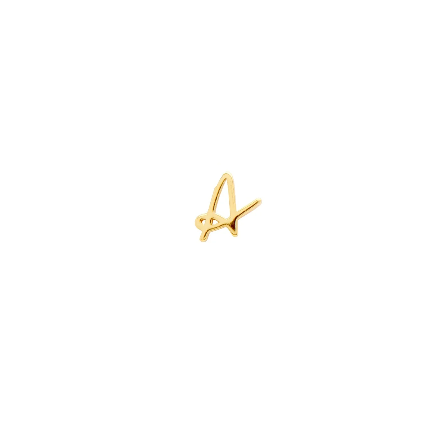 Made Mine Charms - Script Initial Charms (Gold) - Image 3