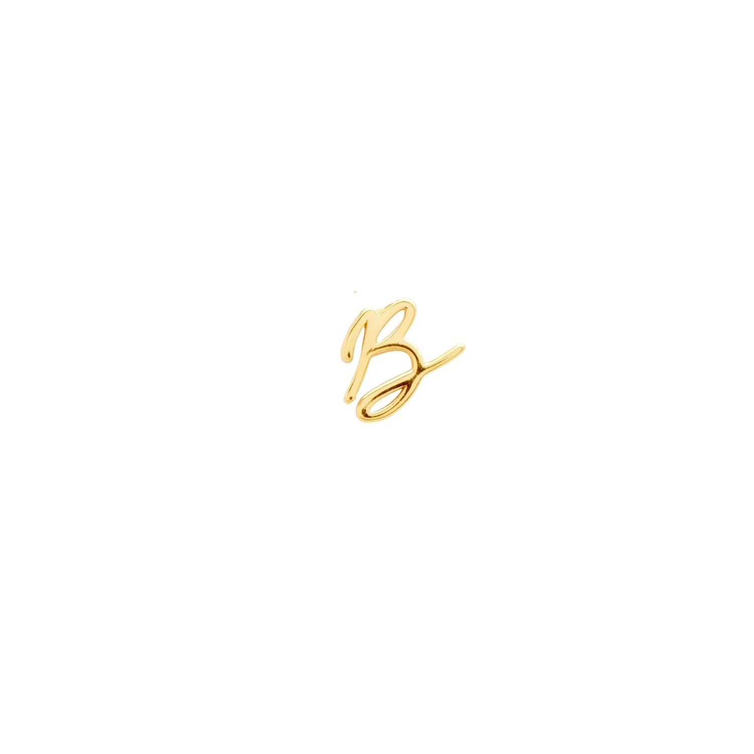Made Mine Charms - Script Initial Charms (Gold) - Image 4