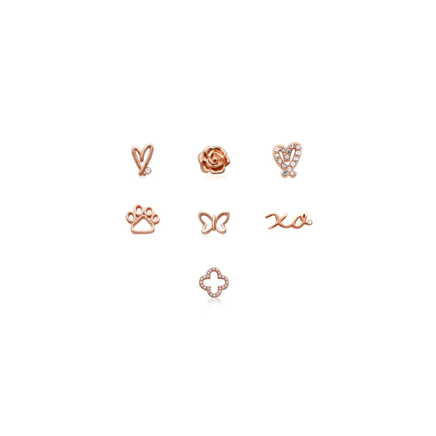 Made Mine Charms - Stories Charms (Rose Gold)