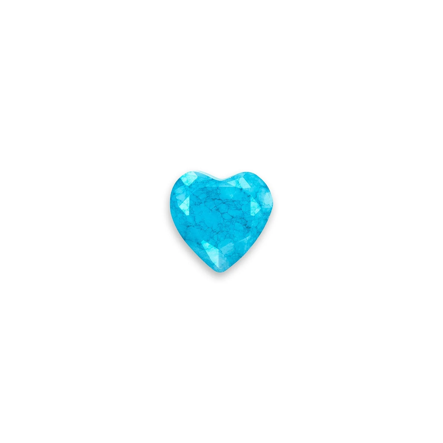 Heart Birthstone Necklace Charm - Image 5