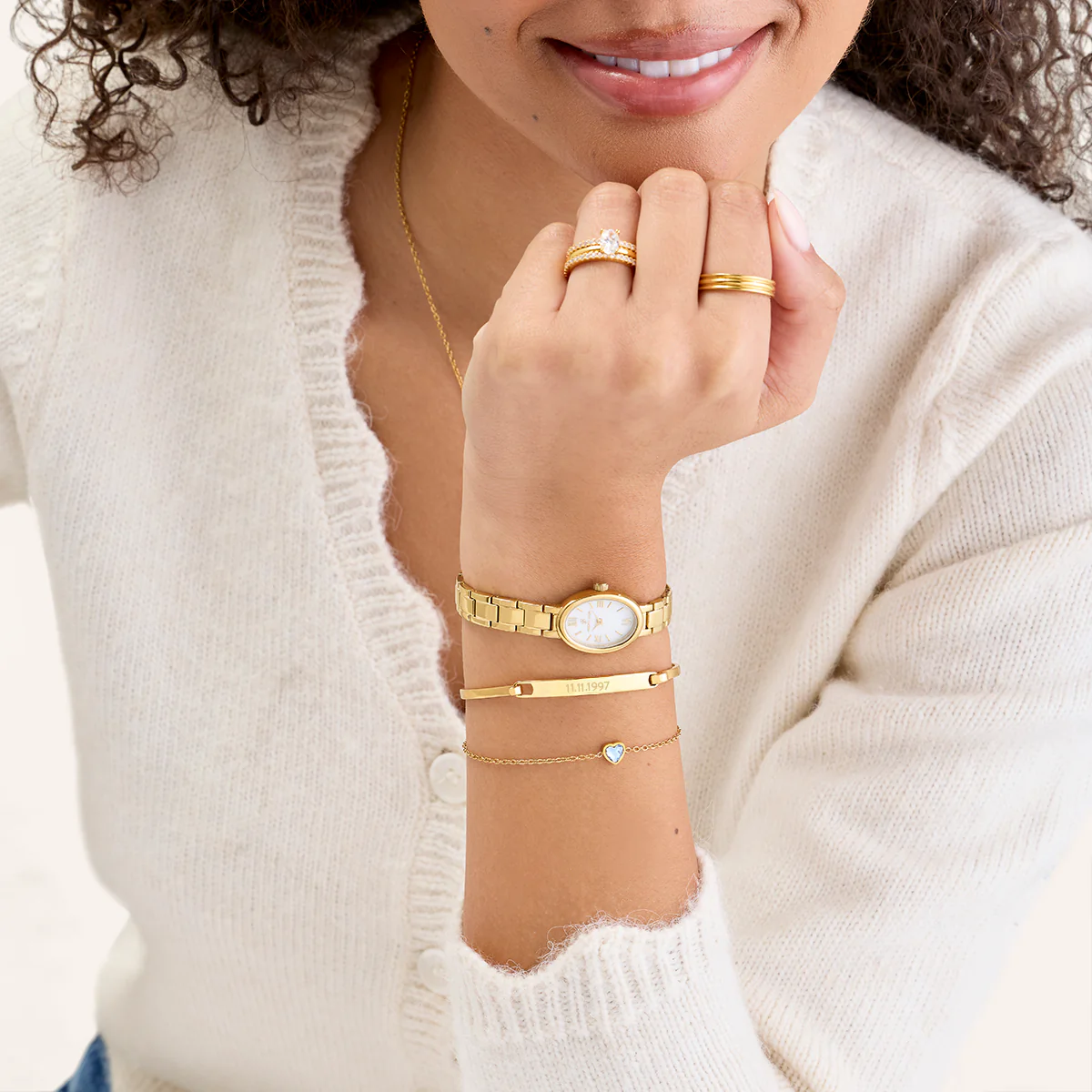 ID Bangle (Gold) - Image 4