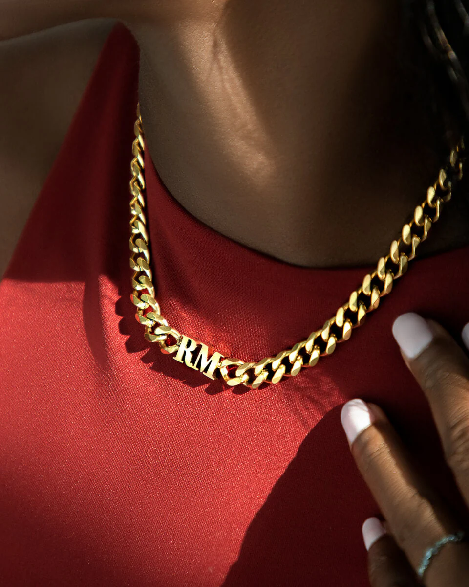 Initial Choker (Gold) - Image 4
