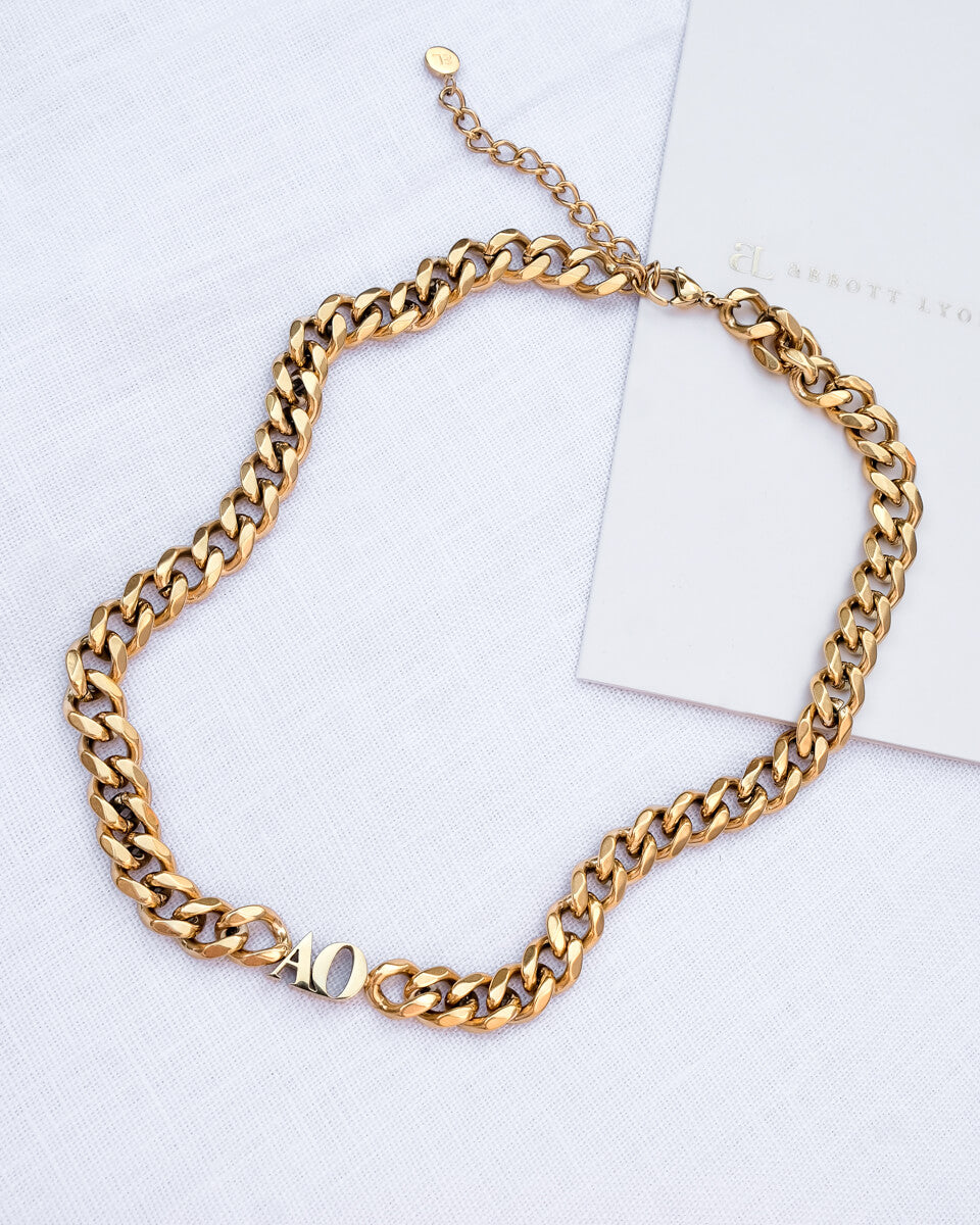 Initial Choker (Gold) - Image 5
