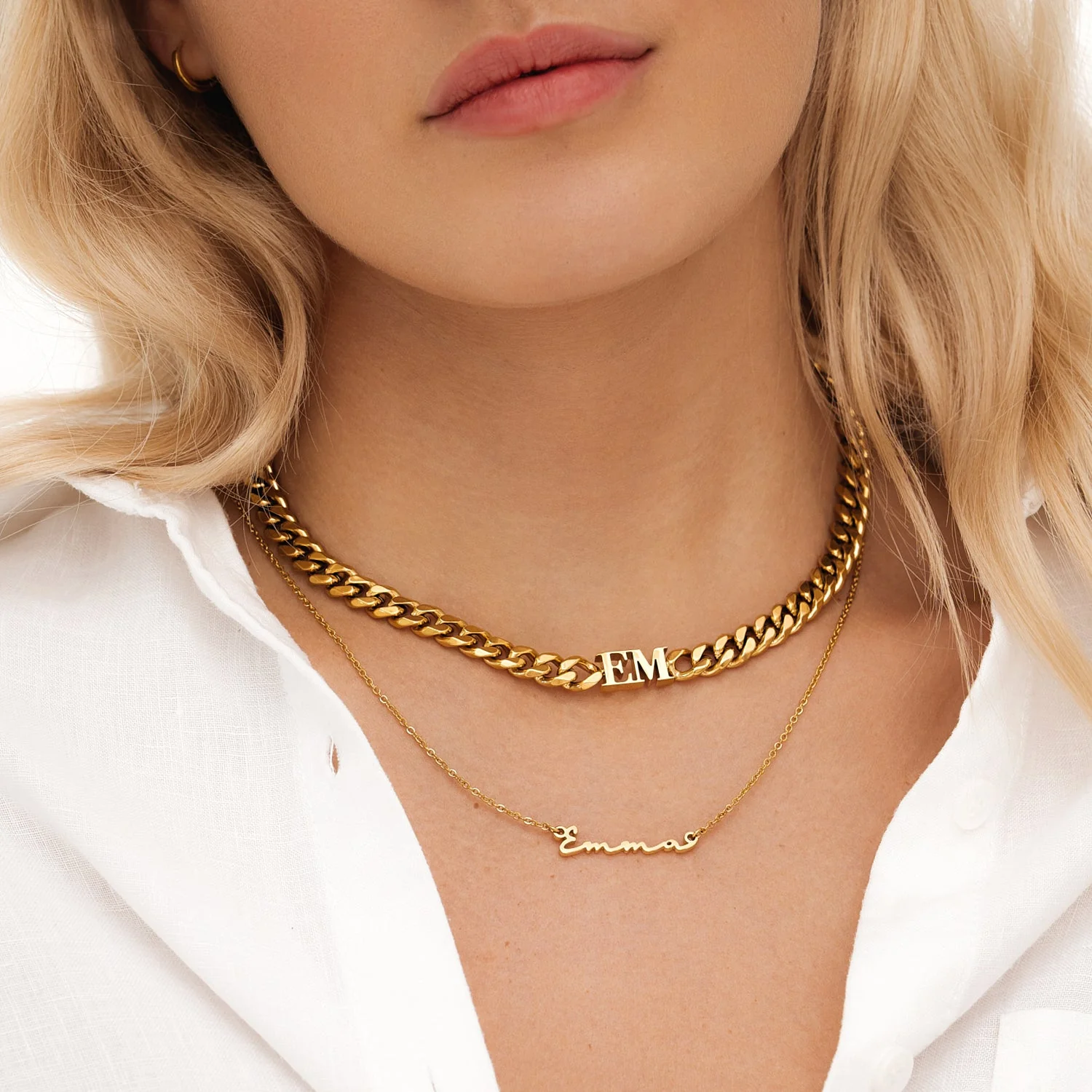Initial Choker (Gold) - Image 8