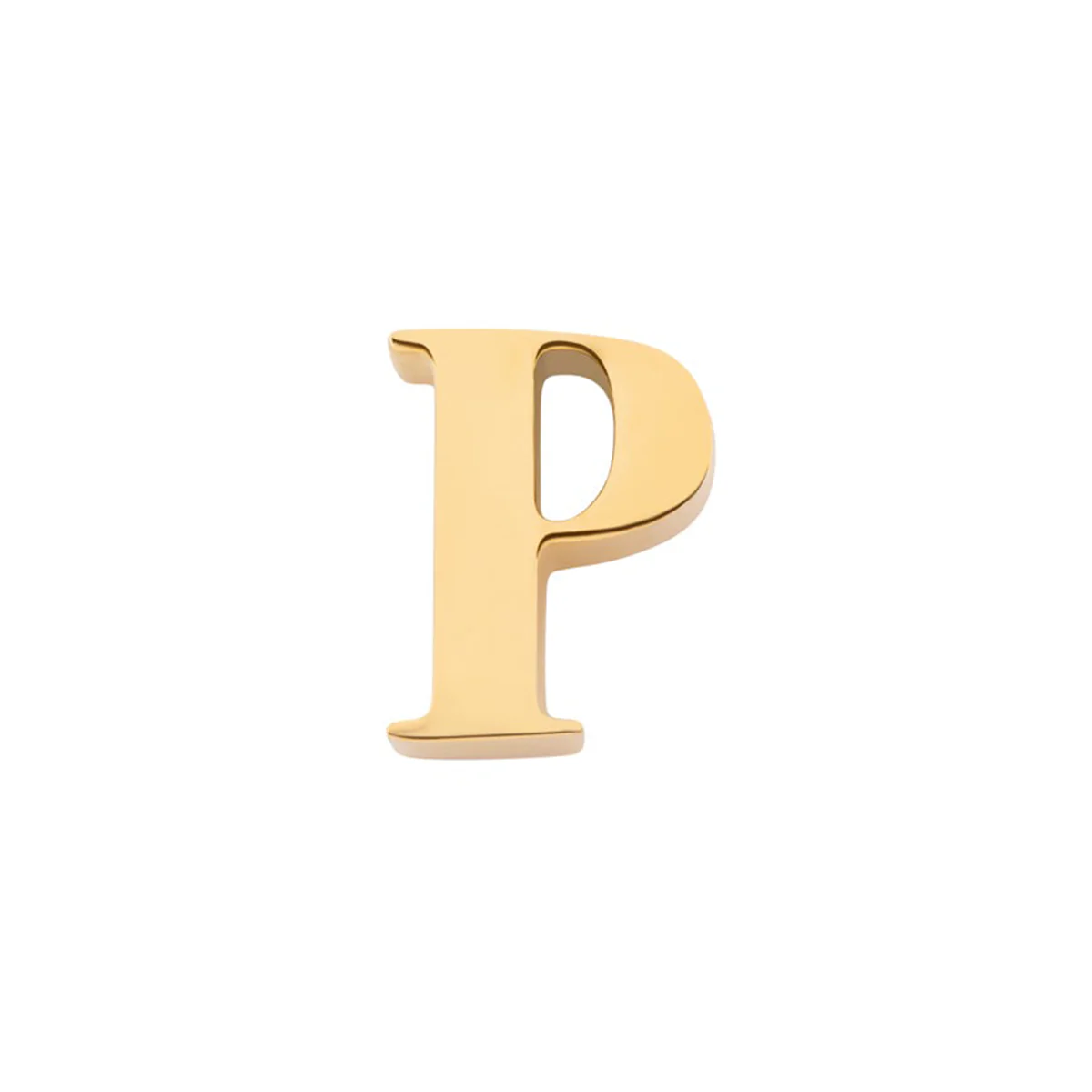 Initial Necklace Charm (Gold) - Image 16