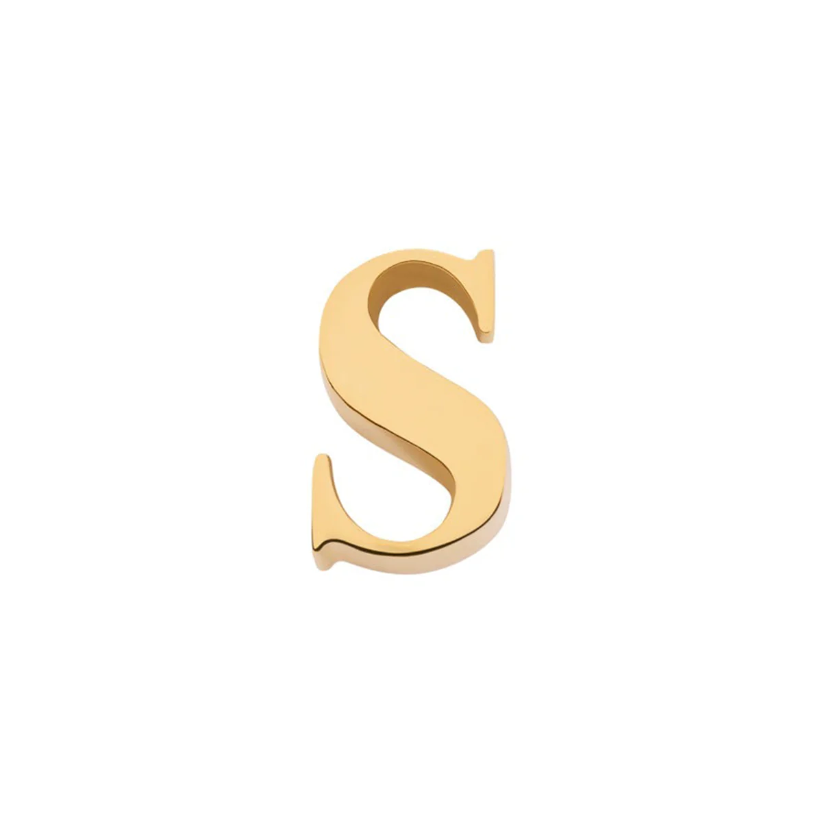 Initial Necklace Charm (Gold) - Image 19