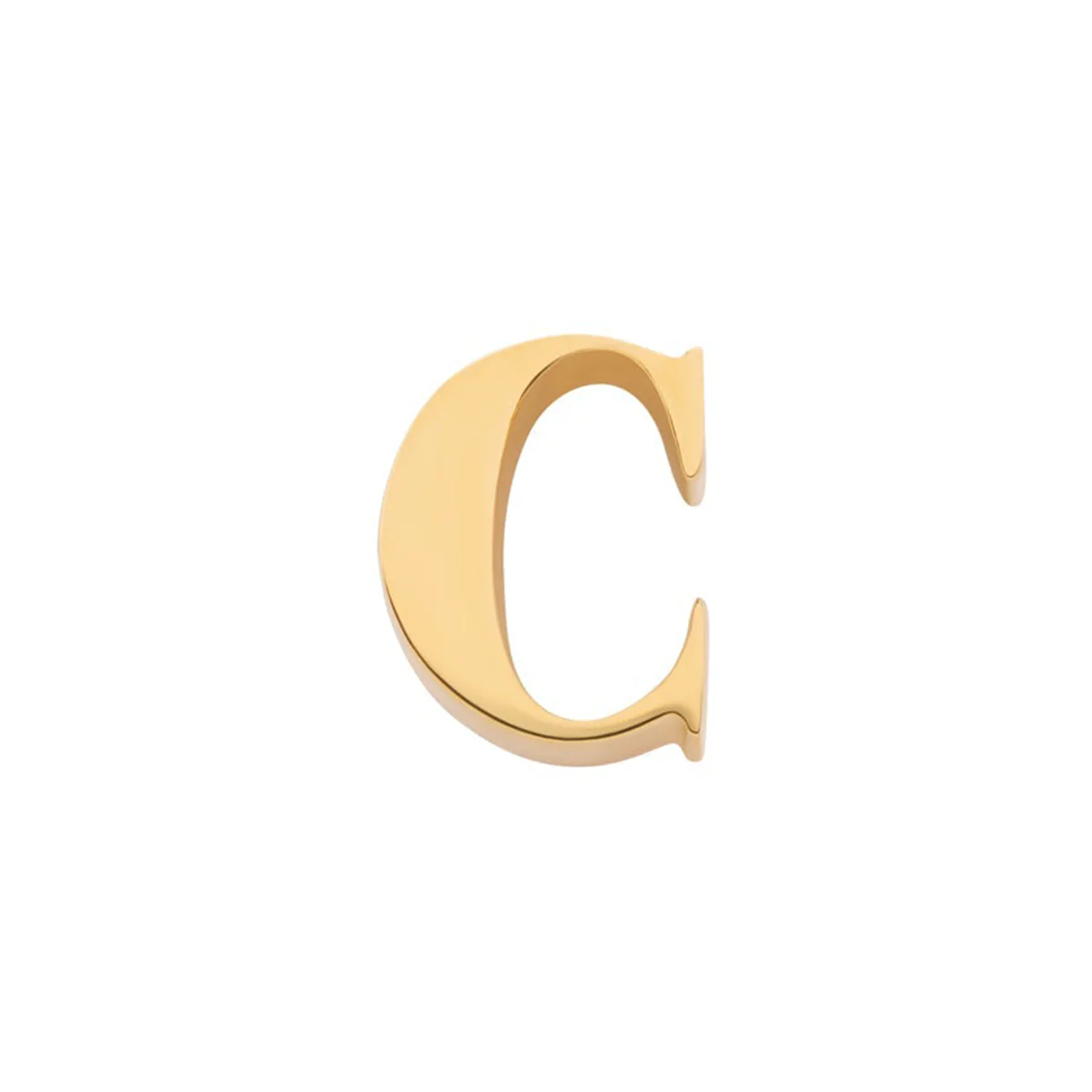 Initial Necklace Charm (Gold) - Image 3