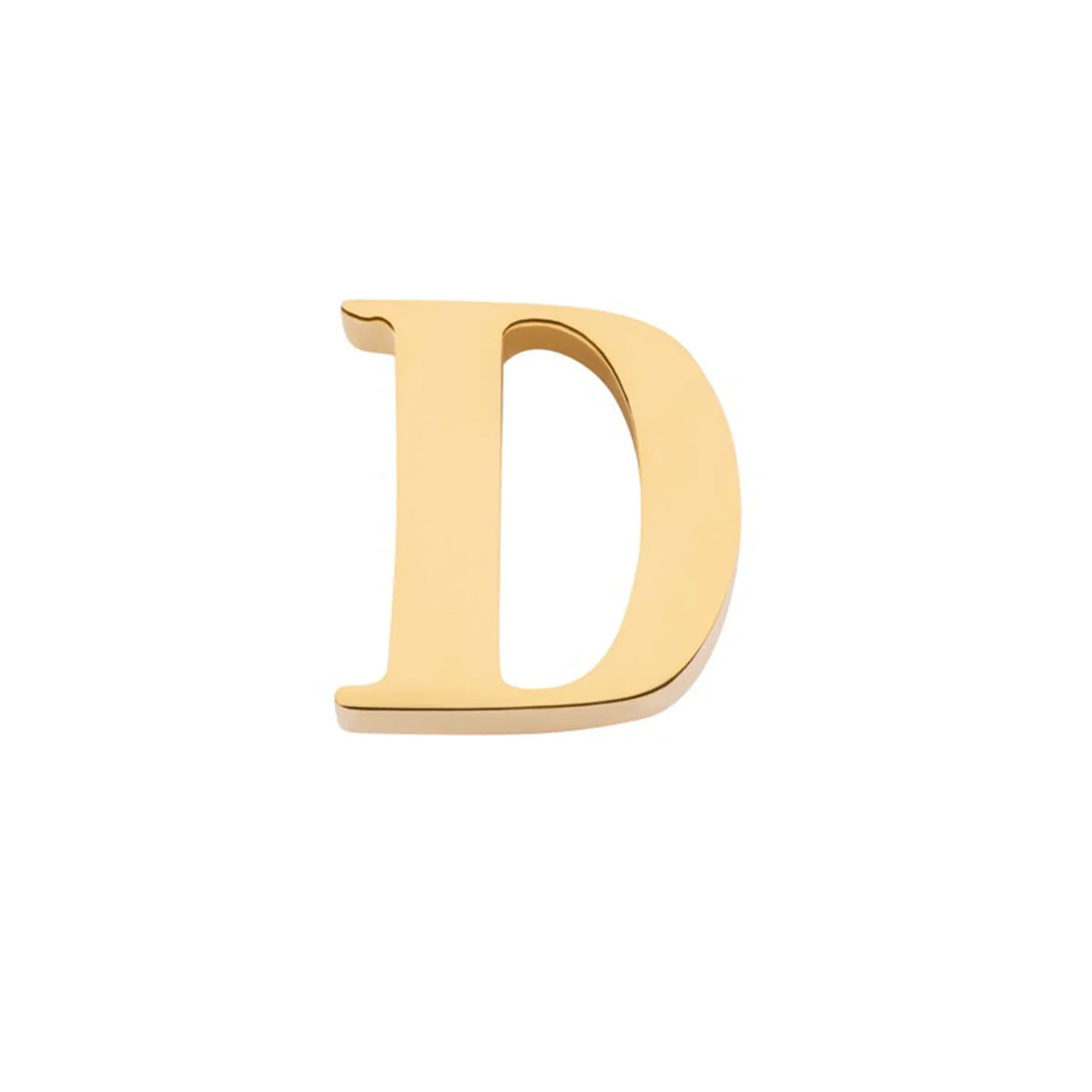 Initial Necklace Charm (Gold) - Image 4