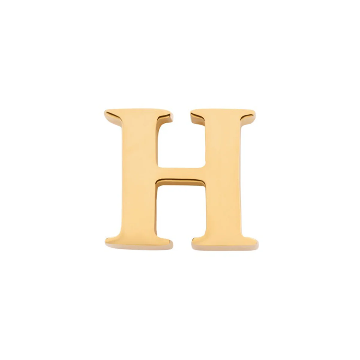 Initial Necklace Charm (Gold) - Image 8