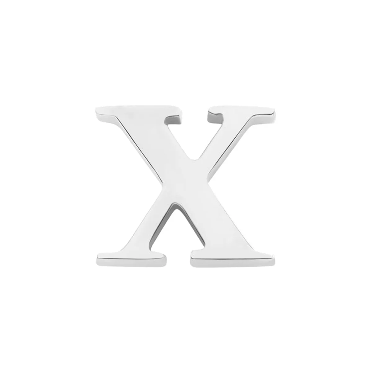 Initial Necklace Charm (Silver) - Image 24
