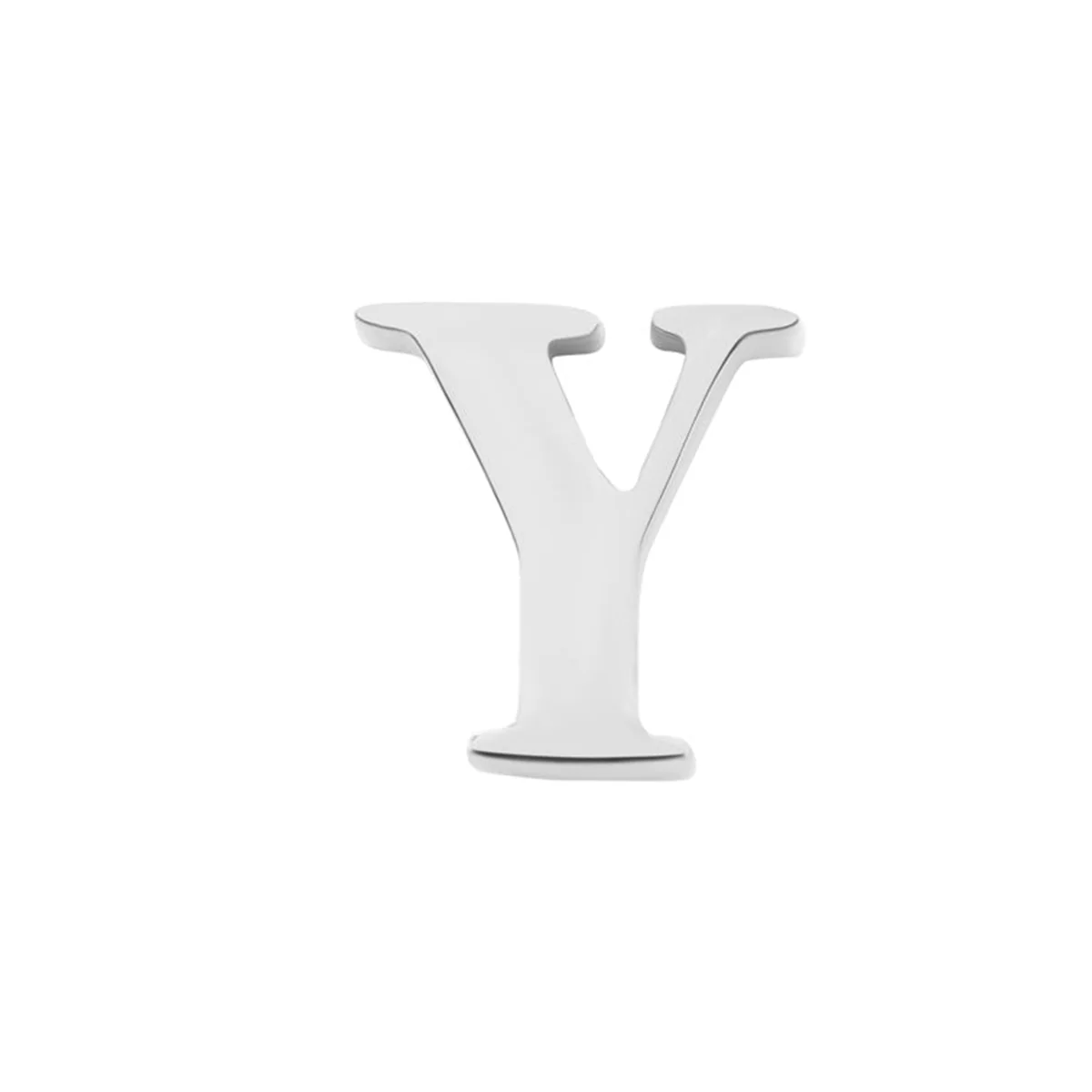 Initial Necklace Charm (Silver) - Image 25