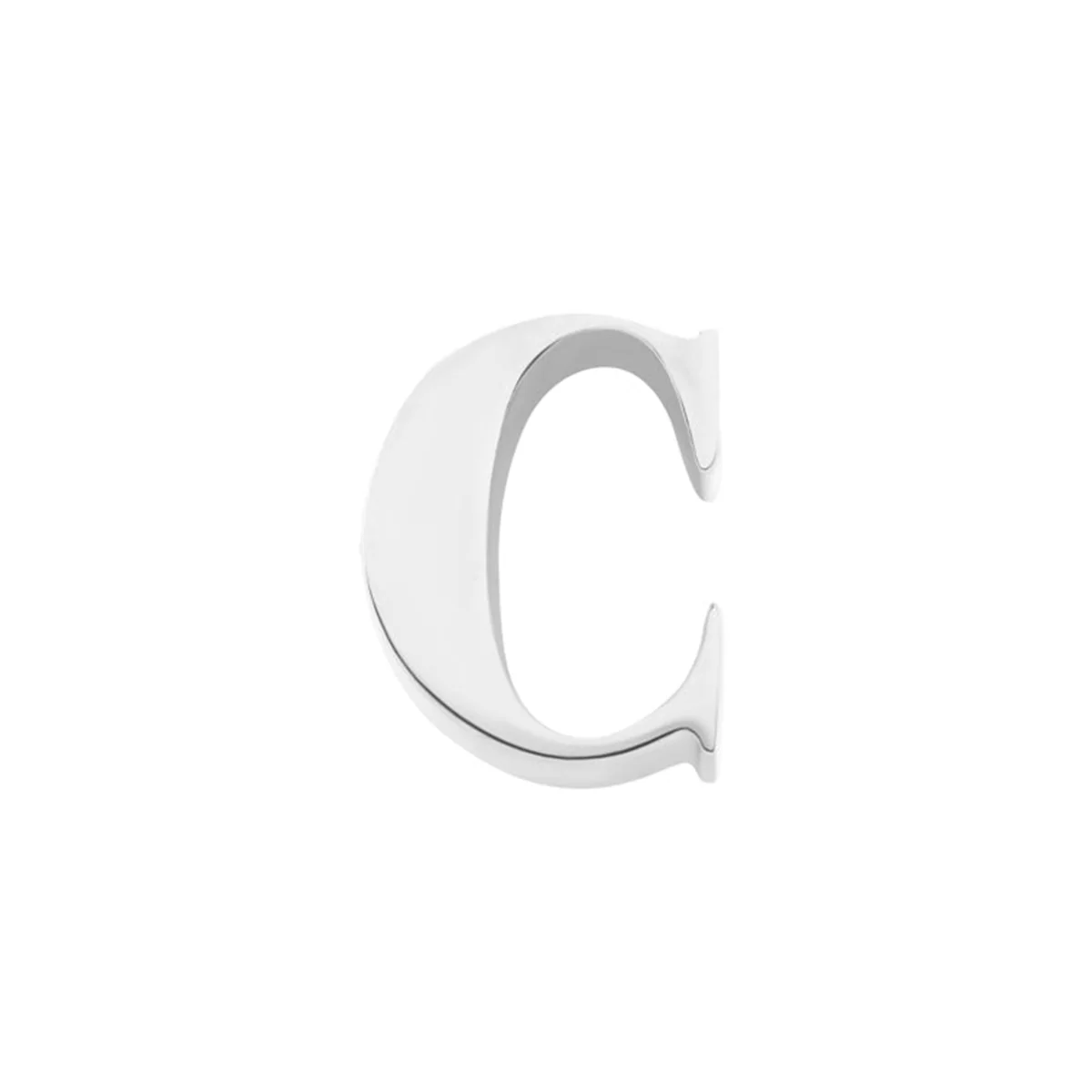 Initial Necklace Charm (Silver) - Image 3