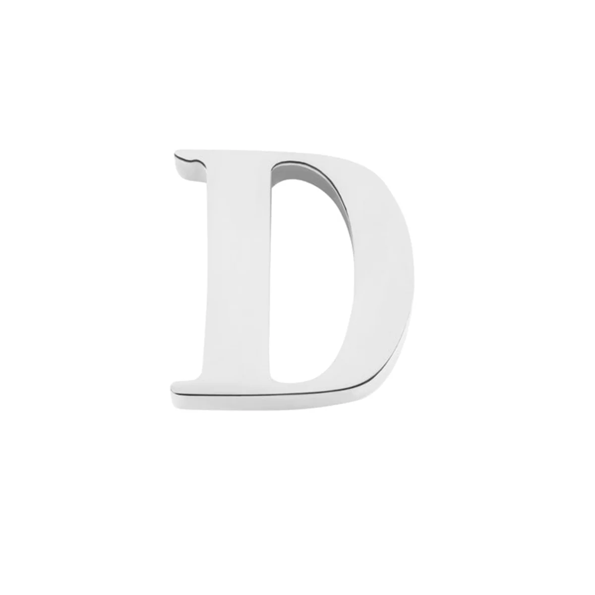 Initial Necklace Charm (Silver) - Image 4
