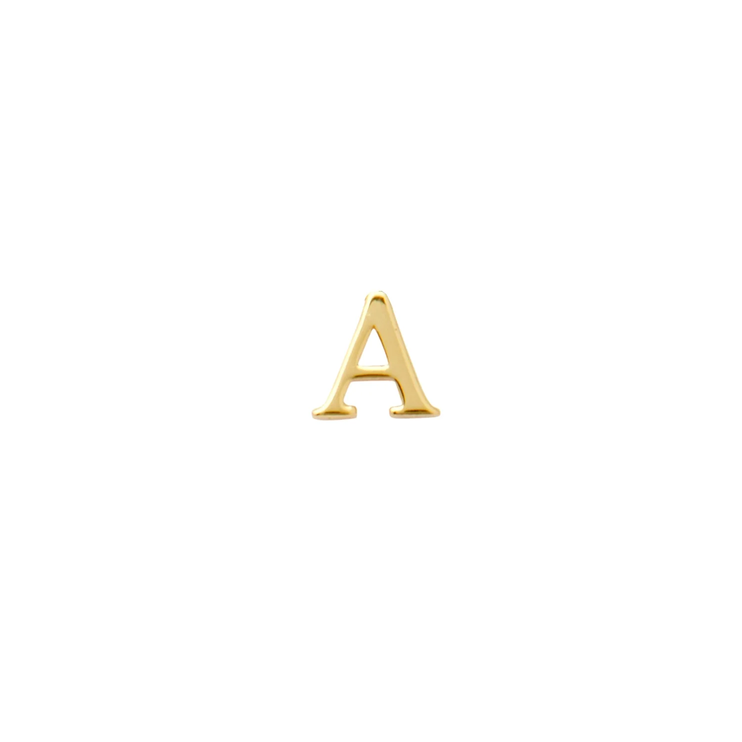 Initial Zip Pull Charm (Gold) - Image 2